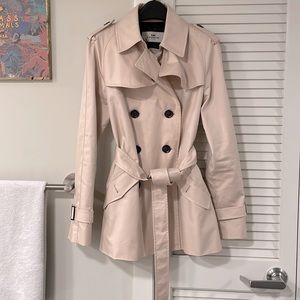 Like new Coach blush trench coat